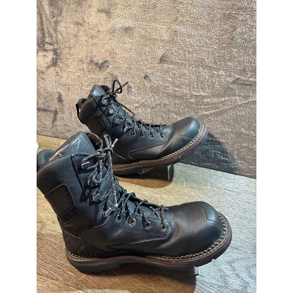 Red Wing TruGuard Lite 2553 Men's 9.5 D Safety Toe Waterproof Work Boots EH BLK